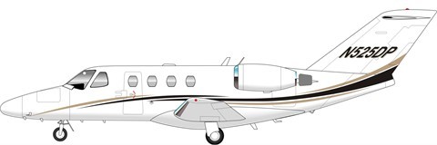 Image of tail N525DP